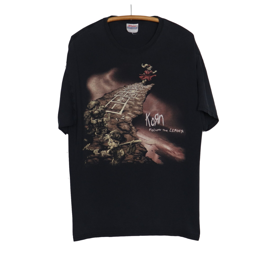 90s KORN コーン Follow the Leader tour Tシャツ